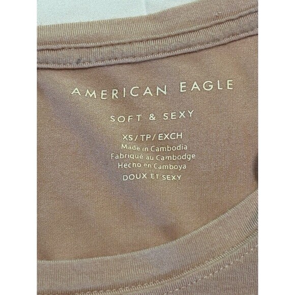 AE Soft & Sexy Oversized Crew Neck T-shirt XS - Picture 4 of 8